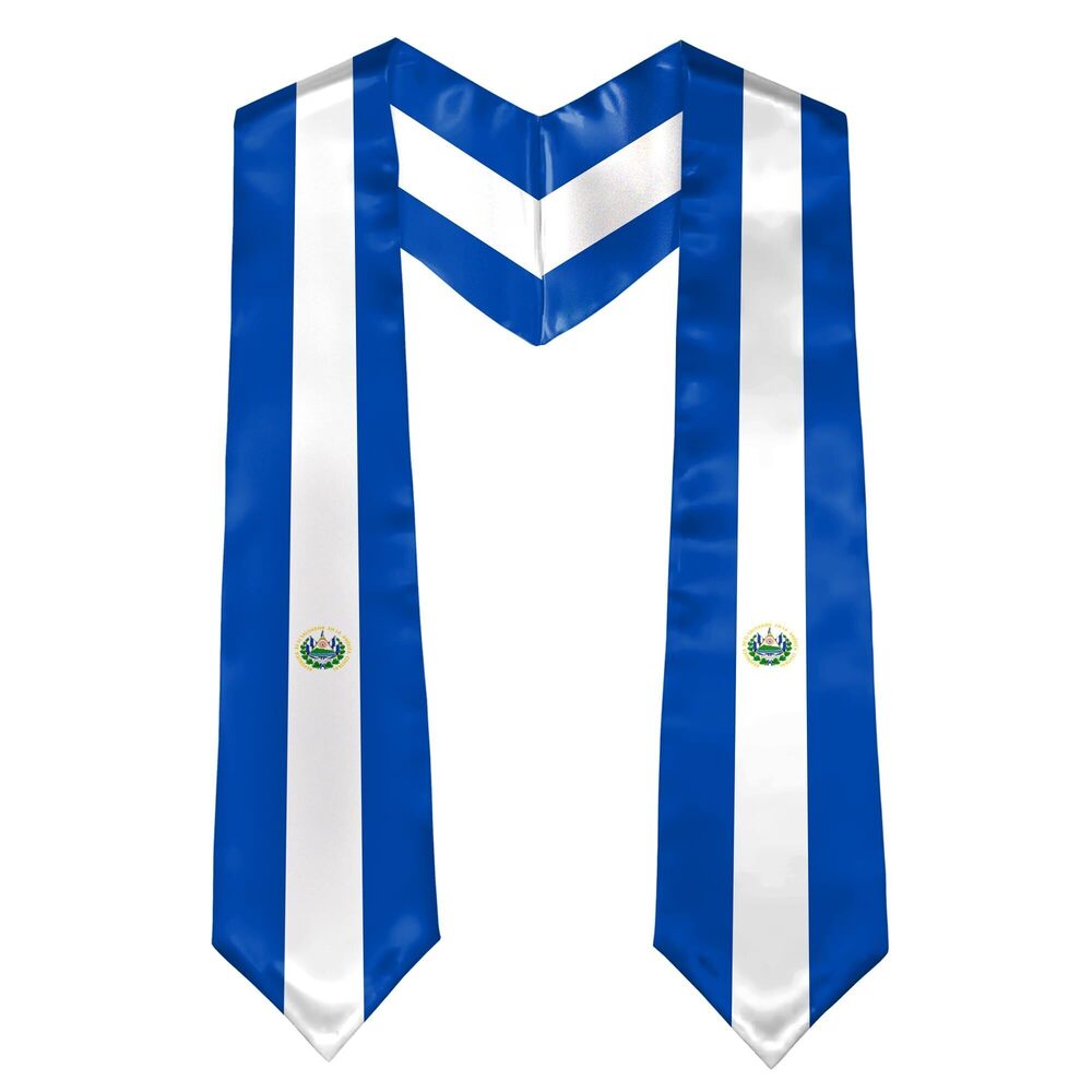 5236 Flag Graduation Stole,Salvador Flag Graduation Sash Class of 2025